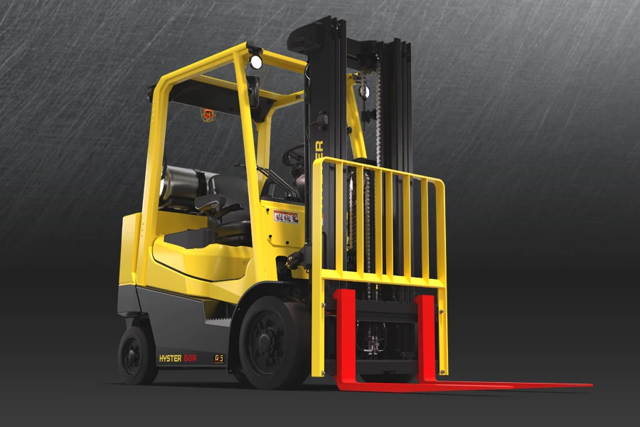 Empilhadeira ice distintamente Hyster, construída para voçê