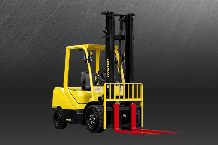 HYSTER ON THE OUTSIDE AND ON THE INSIDE