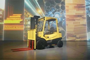 Hyster ซีรีส์ A | รถฟอร์คลิฟท์ IC | การควบคุมเสถียรภาพแบบไดนามิกรถฟอร์คลิฟท์ 