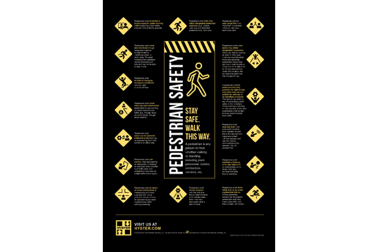 Pedestrian Safety Poster