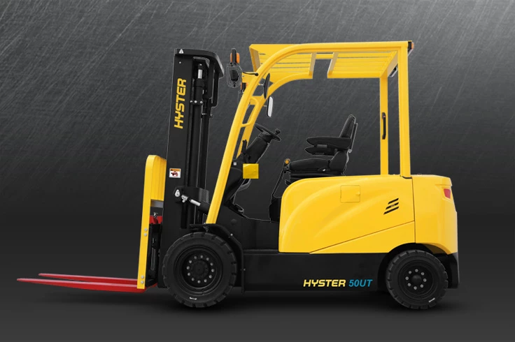 Electric forklift | Powerful 4 Wheel forklfit with low TCO | Hyster