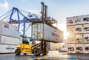 ICE-POWERED CONTAINER HANDLERS