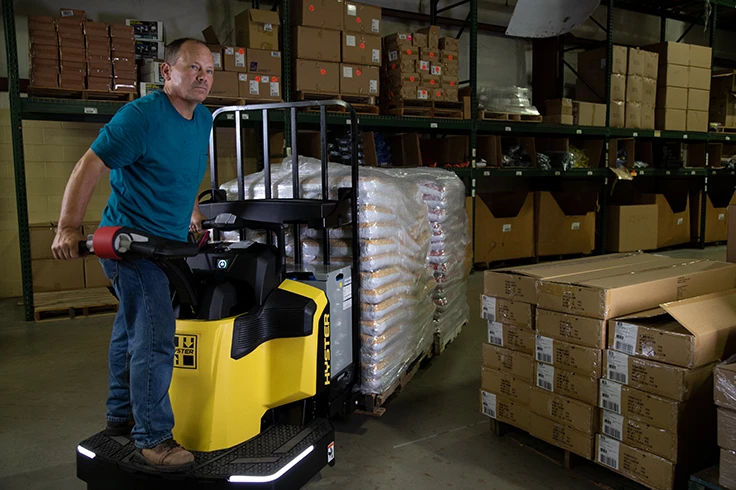 End Rider Pallet Truck  by  Hyster